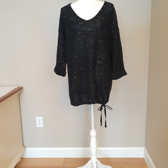 DKNY Jeans Sequin Sweater - Picture 6 of 14